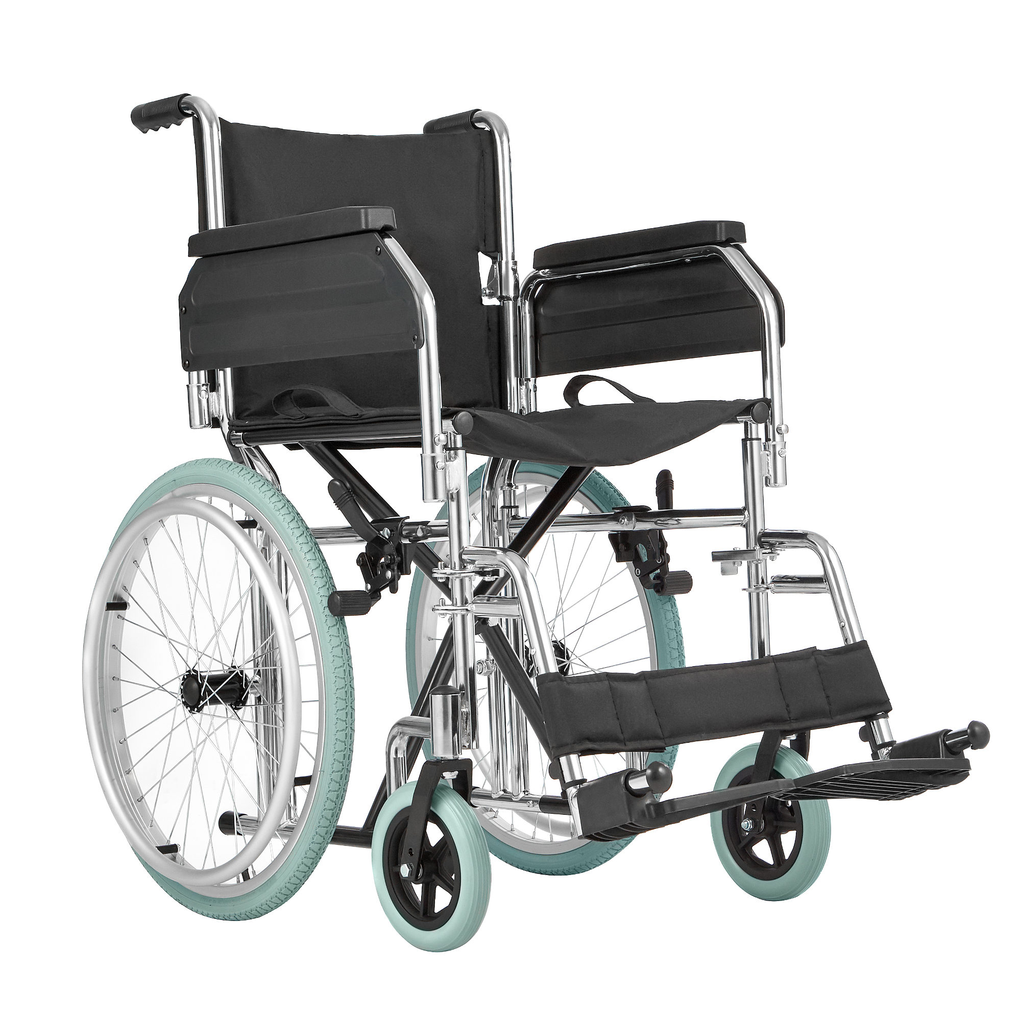 Кресло-коляска Ortonica для инвалидов со складной спинкой Olvia 30 с литыми колесами