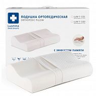 Подушка ортопедическая Экотен с эффектом памяти Lum F-509 CO-04 55x35 см в коробке.